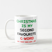 Kerstmis is mijn tweede favoriete woord dat met ee
