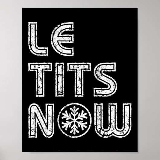 Kerstmis is nu grappig poster (Voorkant)