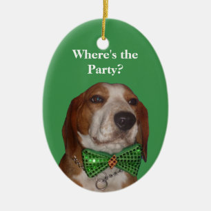 Kerstmis is ook voor Beagles Keramisch Ornament
