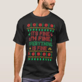 Kerstmis is prima, alles wat goed is t-shirt (Voorkant)