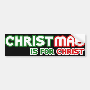 Kerstmis is voor Jezus Christus Unite Bumpersticker