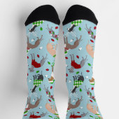 Kerstmis Italiaanse Greyhound Dog Socks Sokken (Top)