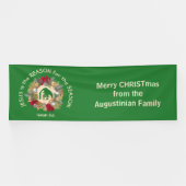 Kerstmis JESUS IS DE REDEN Spandoek (Horizontaal)