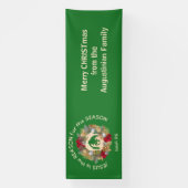 Kerstmis JESUS IS DE REDEN Spandoek (Verticaal)