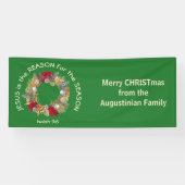 Kerstmis JESUS IS DE REDEN Spandoek (Horizontaal)