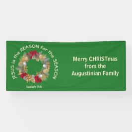 Kerstmis JESUS IS DE REDEN Spandoek