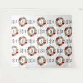 Kerstmis | JESUS REDE SEIZOEN | Kerstkrans Wandkleed (Voorkant (horizontaal))