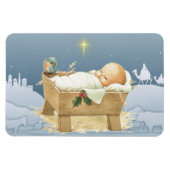 Kerstmis: Jezus Nativiteit 4 x 6 magneet (Horizontaal)