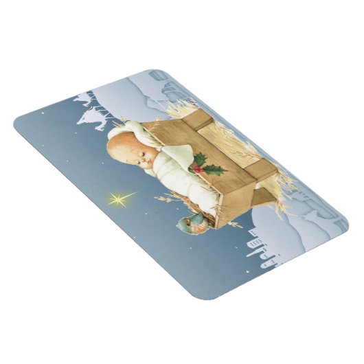 Kerstmis: Jezus Nativiteit 4 x 6 magneet (Rechterzijde)