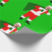 kerstmis joe biden santa cadeaupapier (Hoek)