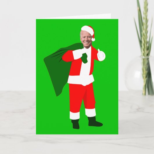 Kerstmis Joe Biden Sinterklaas (Voorkant)