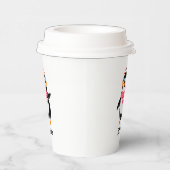 Kerstmis Jolly Pinguïn in Sjaal met Oorkappen Papieren Bekers (Rechts)