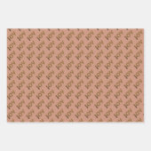Kerstmis Joy Luipaard Patroon Inpakpapier Vel (Voorkant 2)