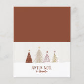 Kerstmis Joyeux Noel Feestelijke Aangepaste Prijsk (Voorkant)