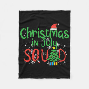 Kerstmis Juli Team Zomer Kerst Familie Wedstrijd V Fleece Deken