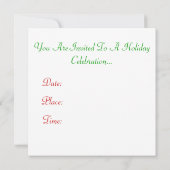 Kerstmis Kaart (Achterkant)