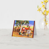 kerstmis kaart (Gele Bloem)