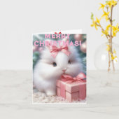 Kerstmis Kaart (Gele Bloem)