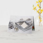 Kerstmis Kaart (Gele Bloem)