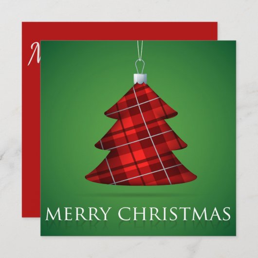 Kerstmis Kaart (Voorkant / Achterkant)