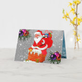 Kerstmis Kaart (Gele Bloem)