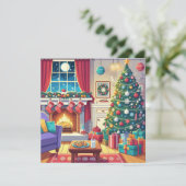 Kerstmis Kaart (Staand voorkant)