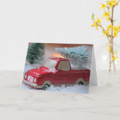 Kerstmis Kaart (Gele Bloem)