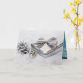 Kerstmis Kaart (Gele Bloem)