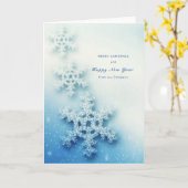 Kerstmis Kaart (Gele Bloem)