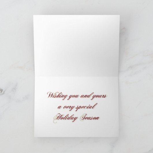 Kerstmis kaart (Binnen)