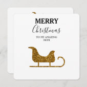 Kerstmis Kaart Amazing mam - Slaapsteen van de ker (Voorkant / Achterkant)