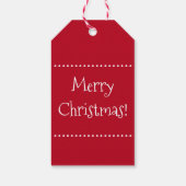 Kerstmis Kabouter Cadeaulabel (Achterkant)