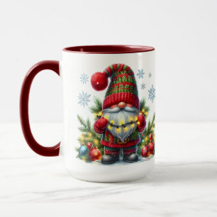 Kerstmis Kabouter Kunst – Festieve Feestdagen Mok