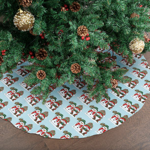 Kerstmis Kabouter Sneeuwman Winter Vakantie Schatt Kerstboom Rok