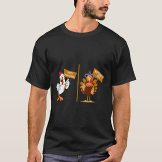 Kerstmis Kalkoen Nee Bedankt Chagrijnig Halloween  T-shirt