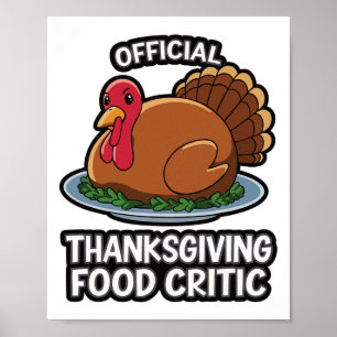 Kerstmis Kalkoen Officiële Kerstmis Eten Cri Poster