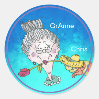 Kerstmis Kameleon Stickers