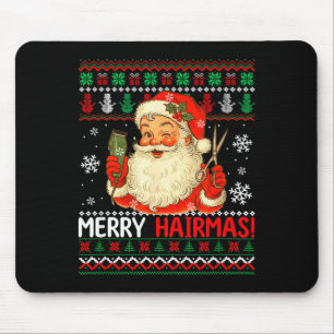 Kerstmis Kapsalon Sweater Kerstman Kapper  Muismat