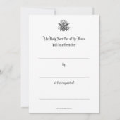 Kerstmis Katholieke Mis Intenties Herdenking Notitiekaartje (Achterkant)