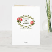 Kerstmis Katholieke Mis Offerte Kaart (Achterkant)