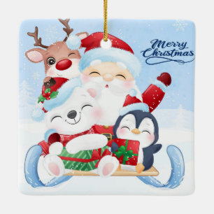 Kerstmis Keramiek Ornament