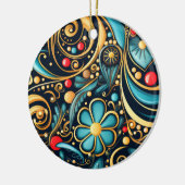 Kerstmis Keramisch Ornament (Links)