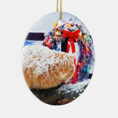 "Kerstmis" Keramisch Ornament (Rechts)