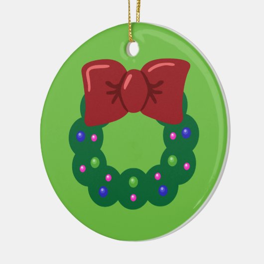 Kerstmis Keramisch Ornament (Links)