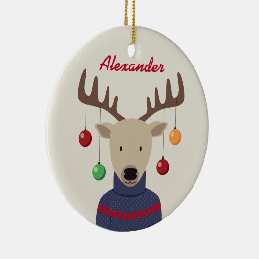 Kerstmis Keramisch Ornament (Rechts)