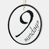 Kerstmis Keramisch Ornament (Links)