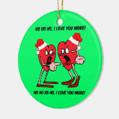 kerstmis keramisch ornament (Links)