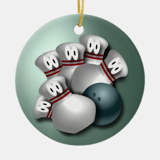 Kerstmis Keramisch Ornament (Voorkant)
