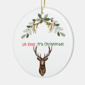 Kerstmis Keramisch Ornament (Links)