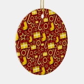 Kerstmis Keramisch Ornament (Rechts)